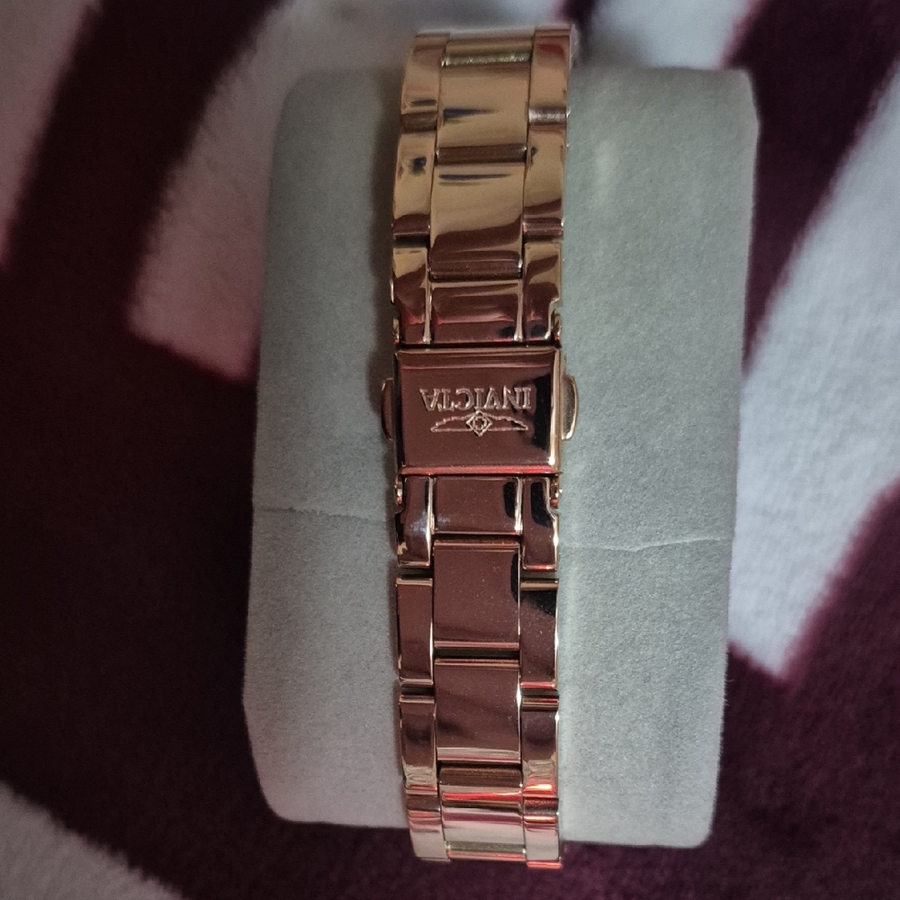 Invicta Women's Gold and Purple Watch - Picture 2 of 5